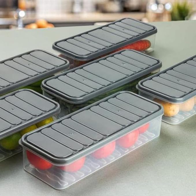 1200 ml Fridge Storage Container (Set of 6/8/10/12)