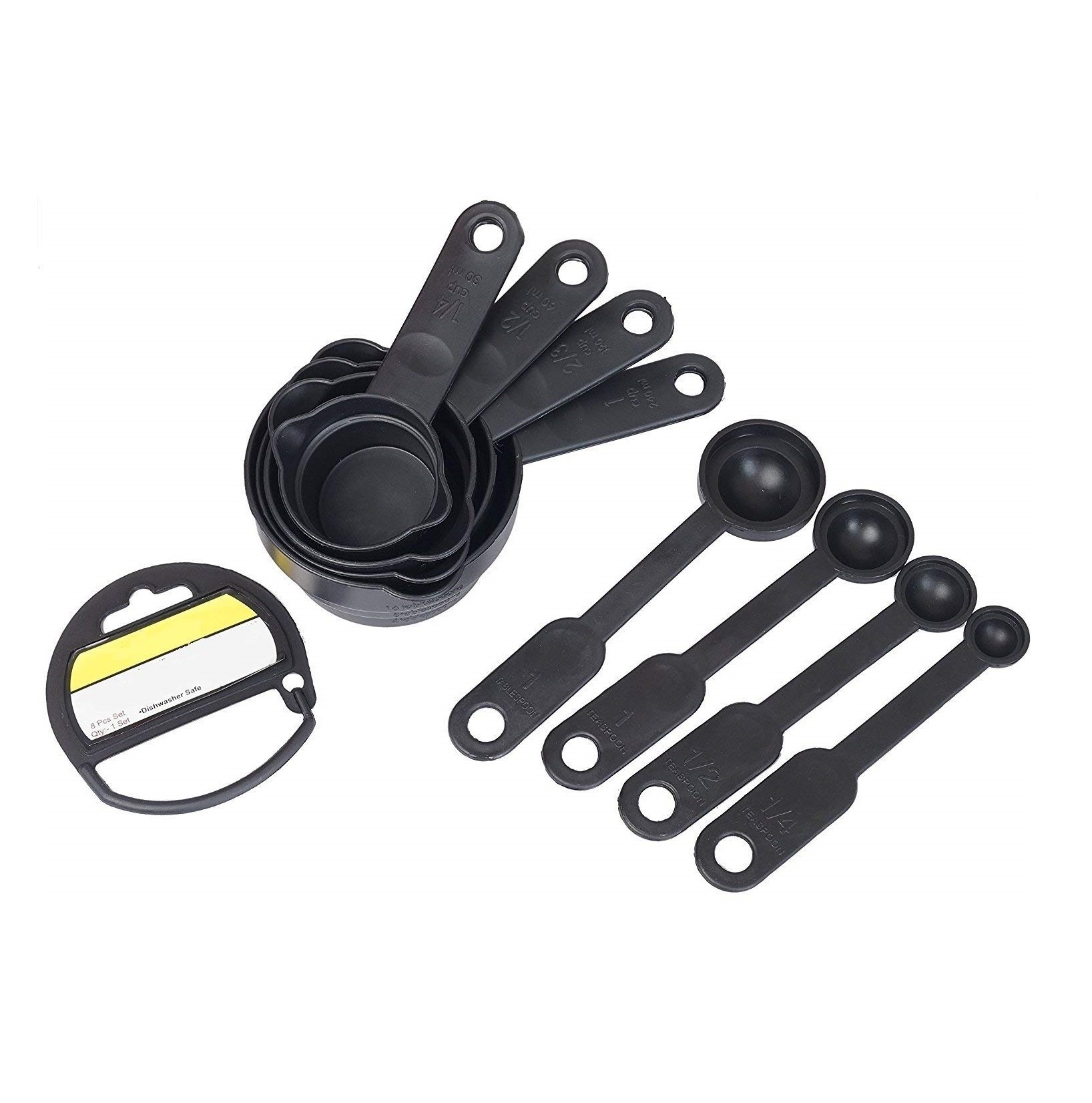 Measuring Cup - Black (set of 8) - VRTAJ Kitchen Product