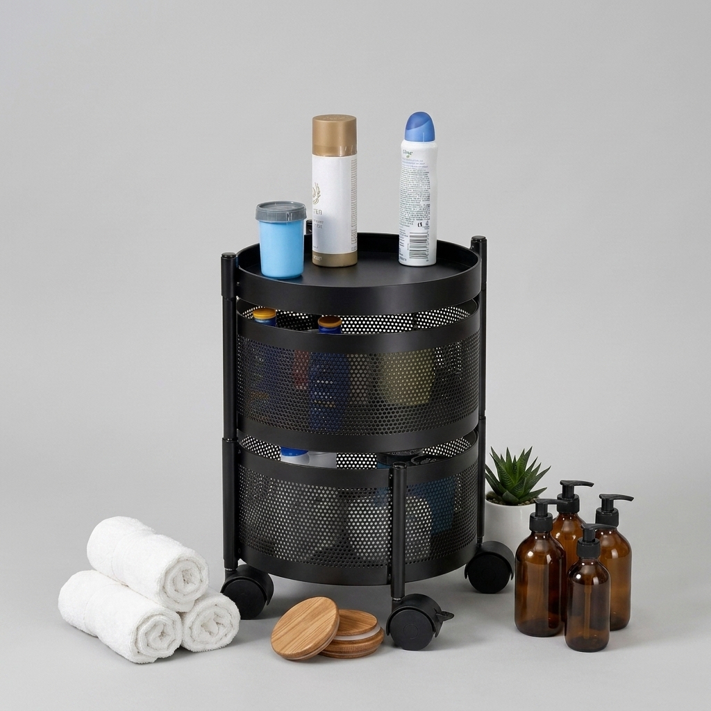 Kitchen Rotating Storage 2 Layer (Round) - VRTAJ Kitchen Product