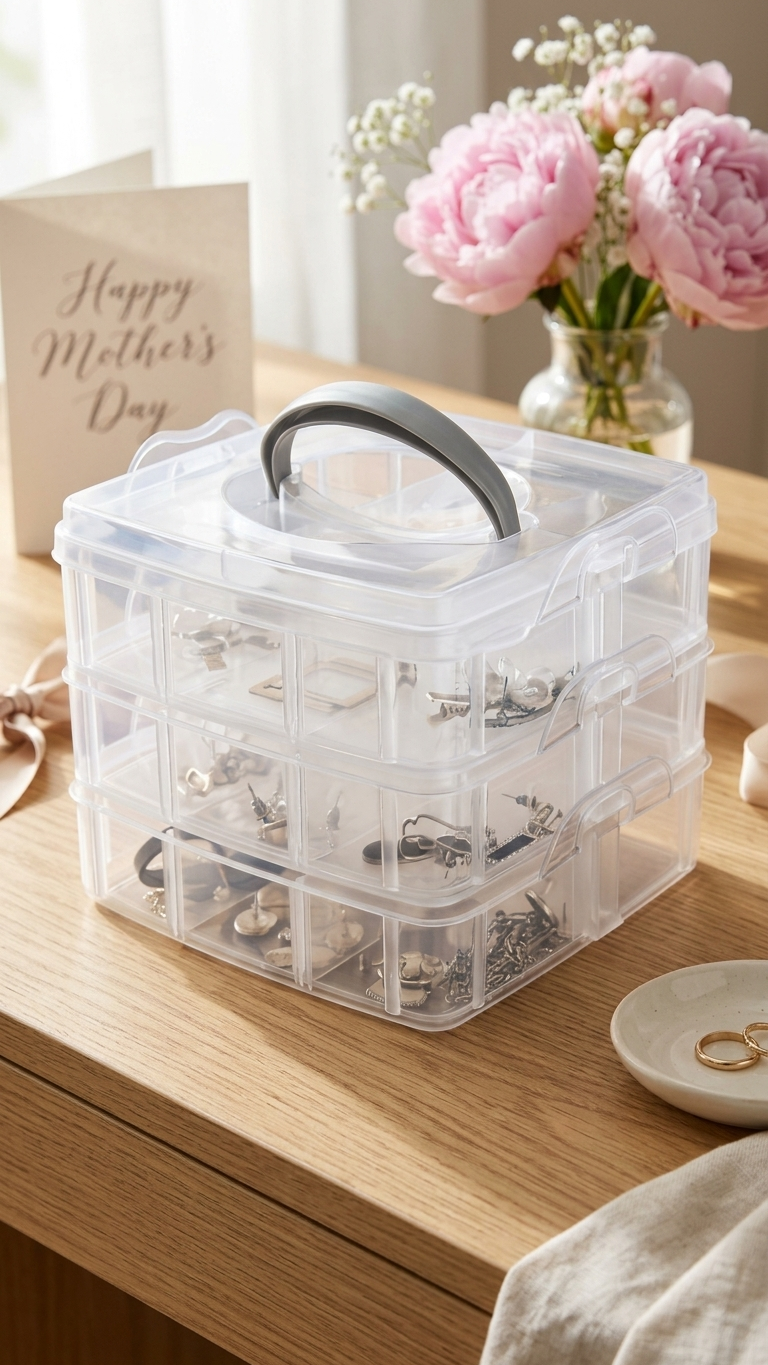 3 Layer-18 Grid Jewellery Box