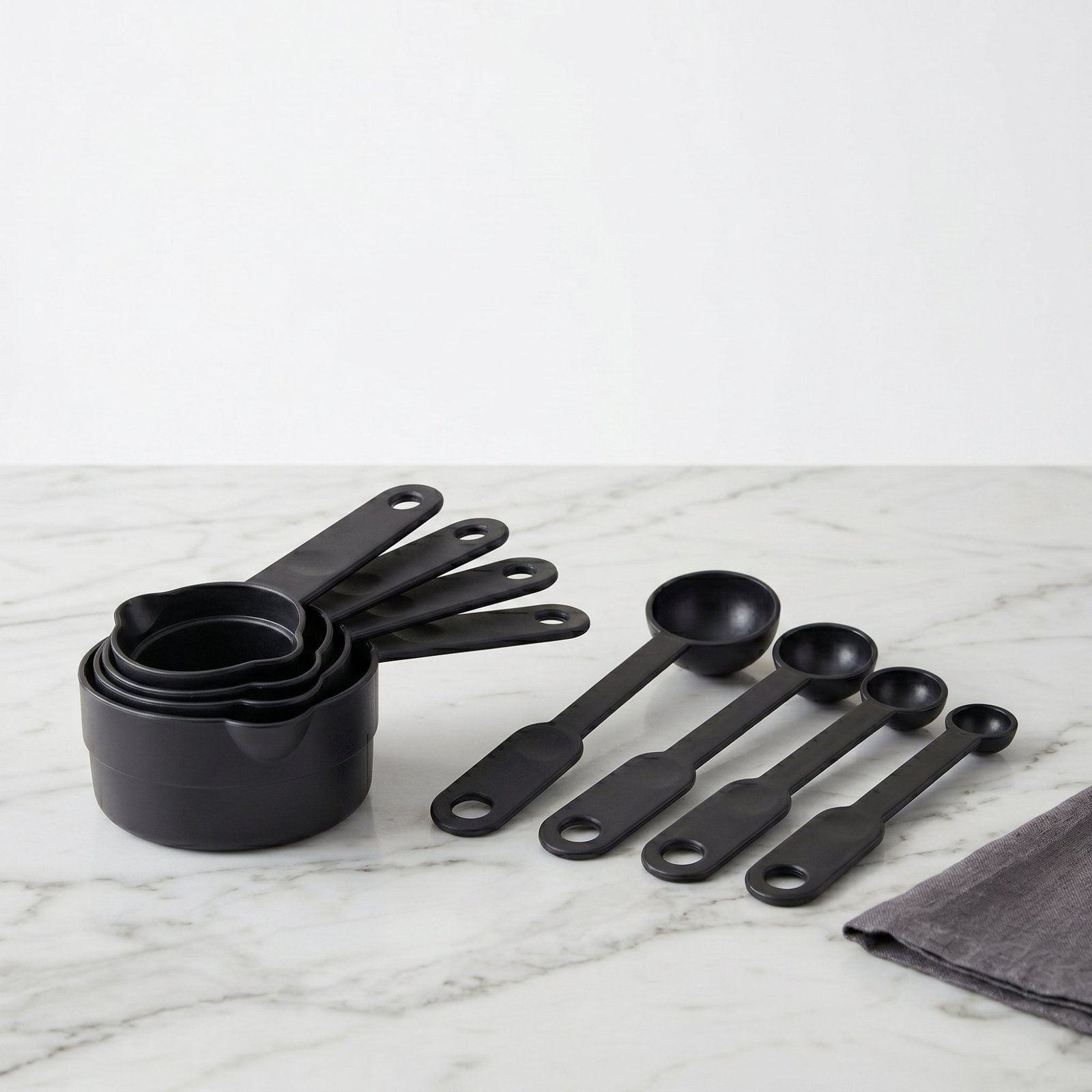 Measuring Cup - Black (set of 8) - VRTAJ Kitchen Product