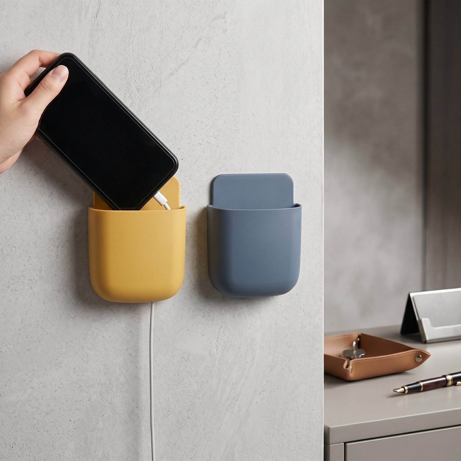 Adhesive Mobile Holder (set of 4) - VRTAJ Kitchen Product